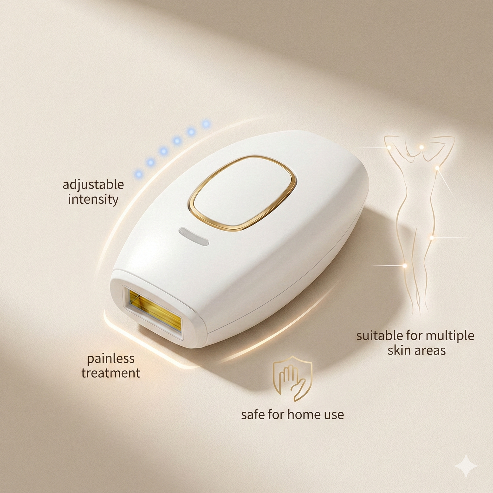 At-Home IPL Hair Removal Device